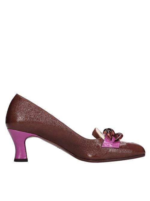 Vaina Ferrari leather moccasins CHIE MIHARA | VAINA FERRARICUOIO-SAND-VIOLA-